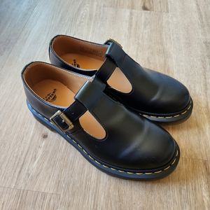 Dr. Martens Black T-Strap Mary Jane UK 4
